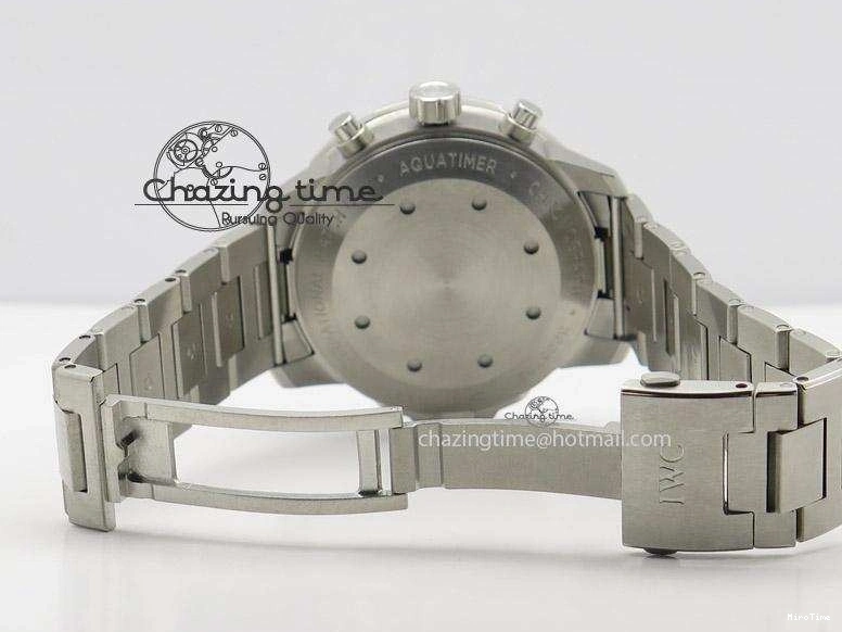 MIROTIME 0323 Versatile Aquatimer Chrono IW376803 V6F 1:1 Best Edition White Dial On SS Bracelet A 7359